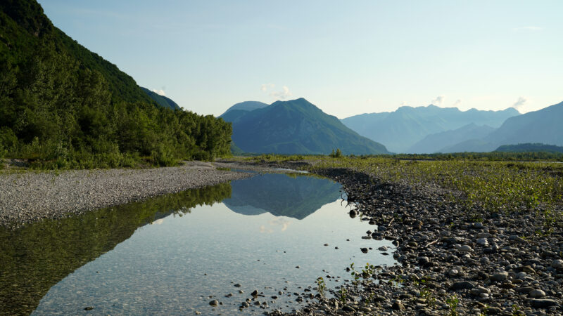 Spiegelung Berg 