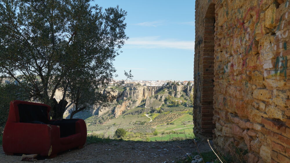 Ronda Umgebung Wanderung Wehrturm