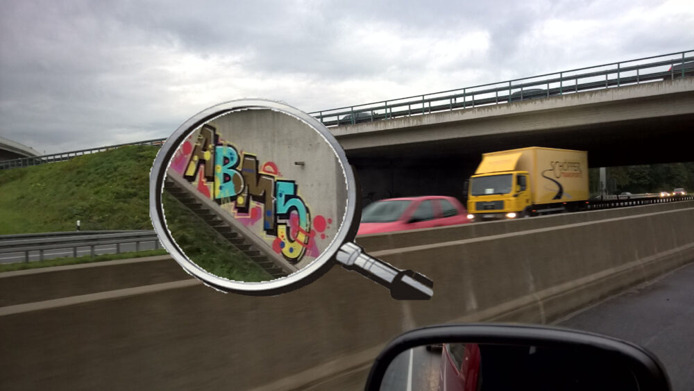 Graffiti Autobahnbrücke Abi 15