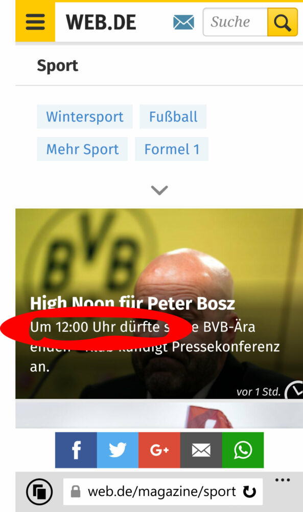 Peter Bosz Vermutung Entlassung