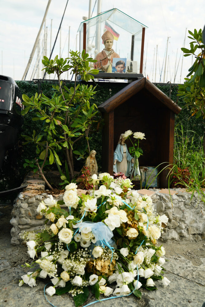 Castellammare di Stabia kleiner Altar am Yachthafen