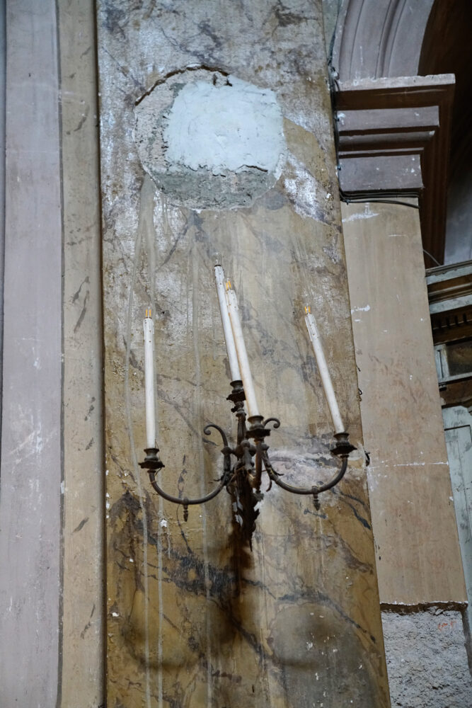 Castellammare di Stabia Basilika Leuchter