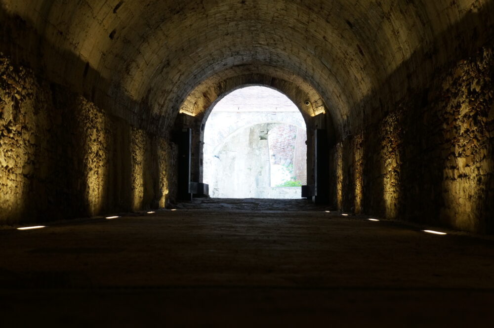 Stadtmauer Lucca Gewölbe