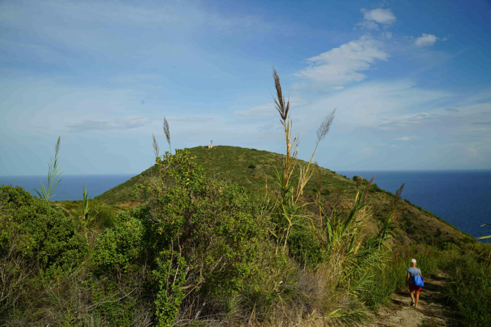 Lipari Wanderung Monte Rosa