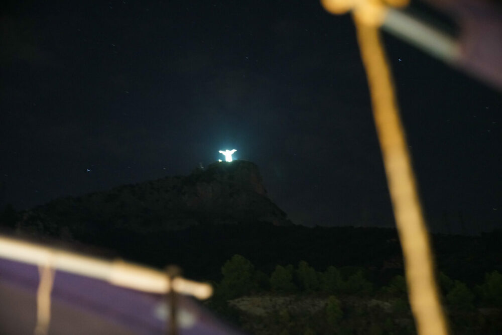 Maratea Jesusstatue auf Berg