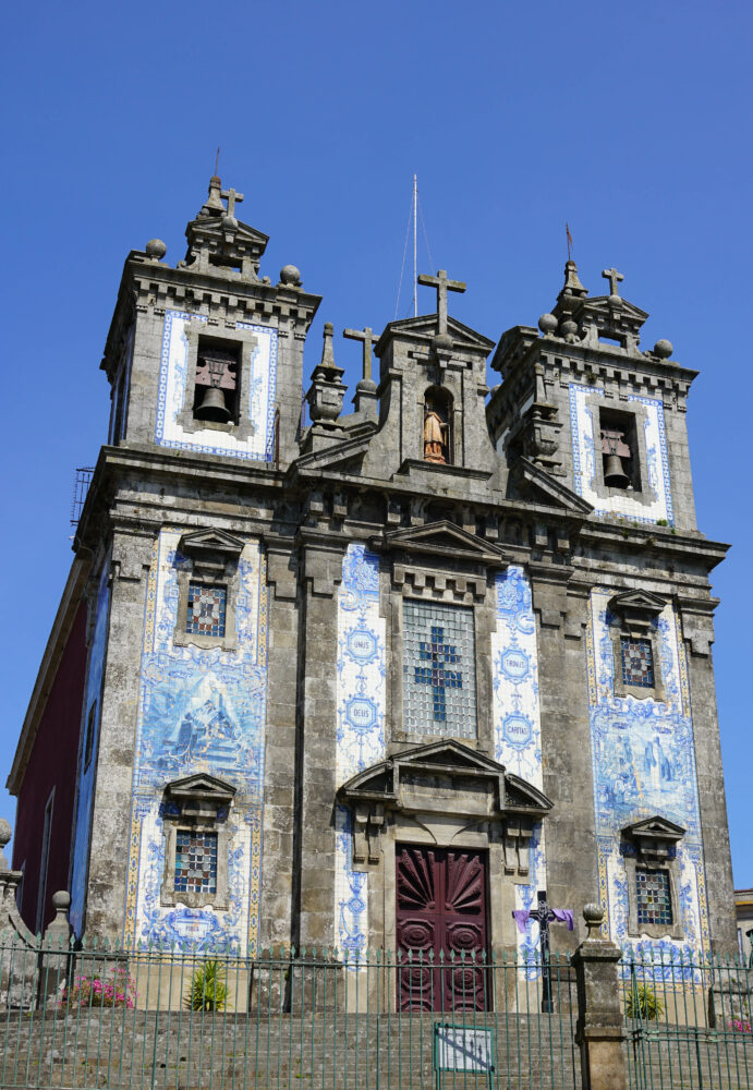 Porto Kirche mit Kachelfassade