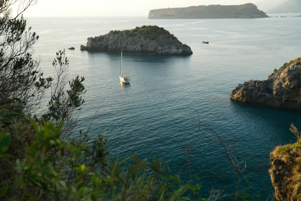 San Nicola Segelyacht vor Anker