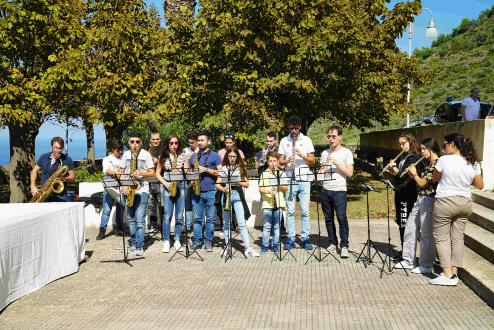 Brassband beim Erntedankfest