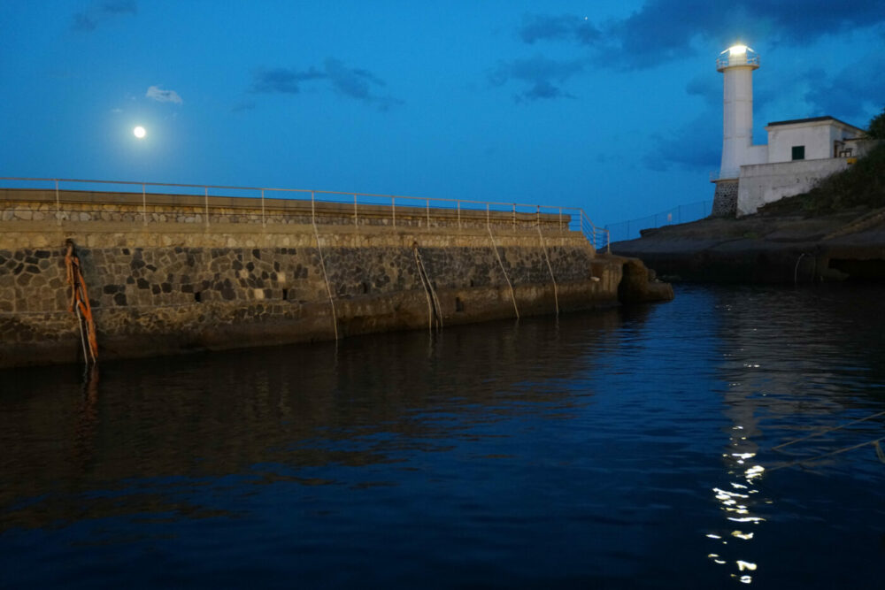 Ventotene Hafen Abendstimmung