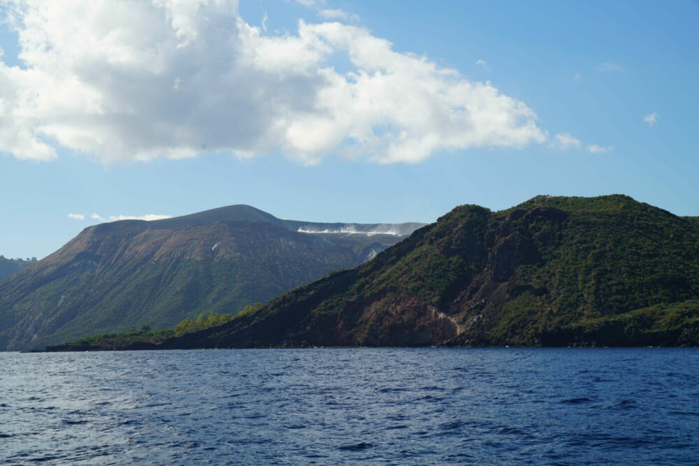 Vulcano aufsteigender Rauch